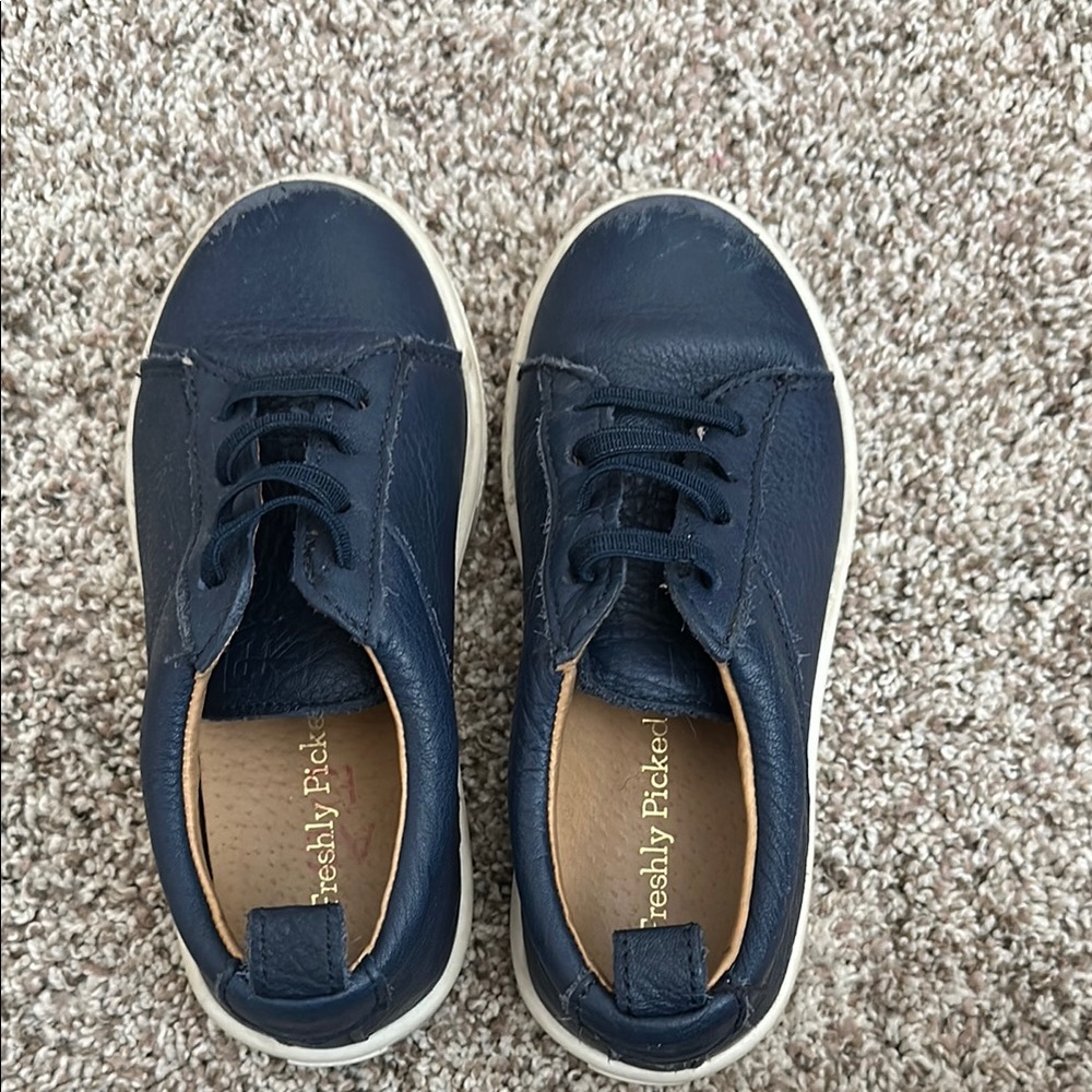 Freshly Picked Kids Sneakers in Deep Blue